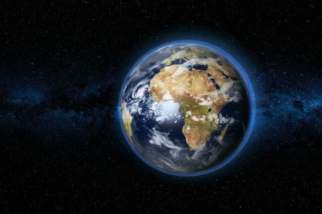 Earth seen from space