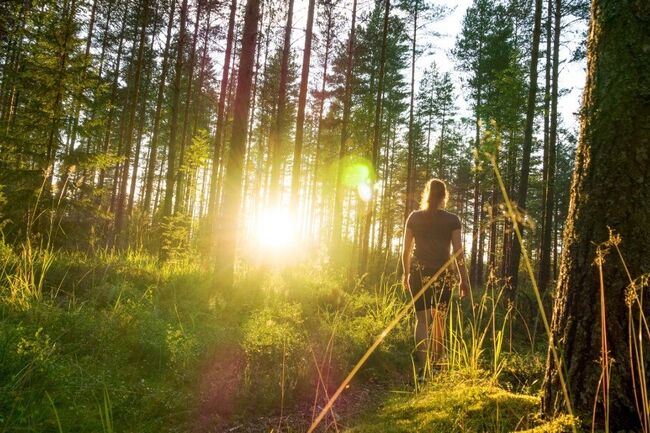 Woman in nature