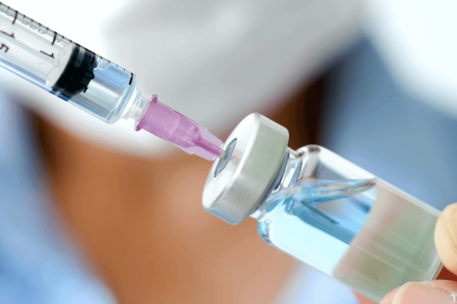 Vaccine preparation for injection
