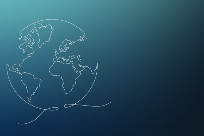 Graphic illustration of the Earth